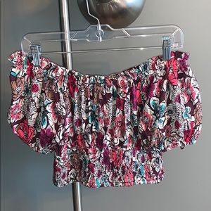 Cute off shoulder crop top, NWOT, never worn